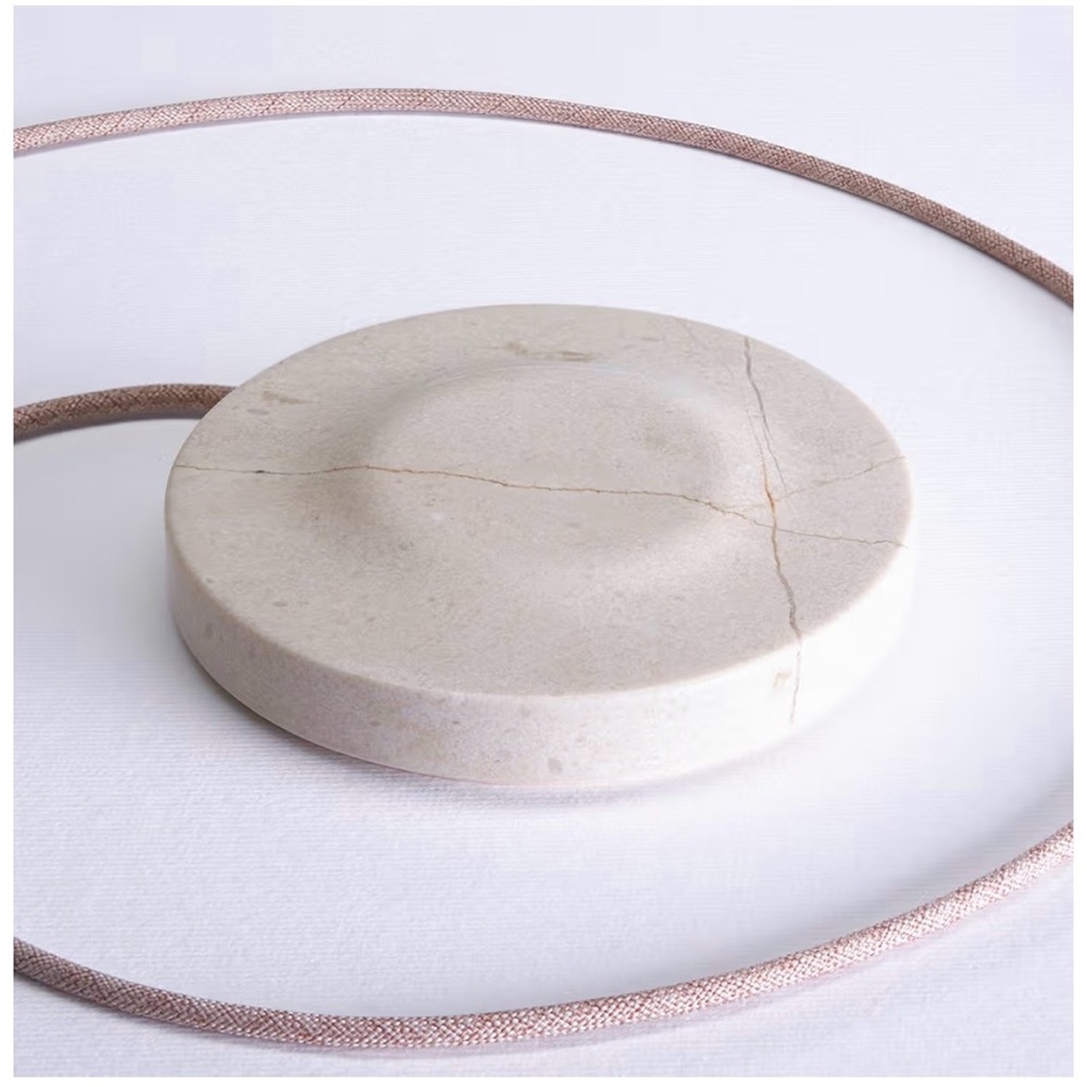 Einova  Stone – Marble Wireless Charging Pad Designed in Italy-Cream Marble